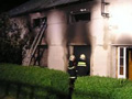 Požár způsobený bleskem Požár způsobený bleskem